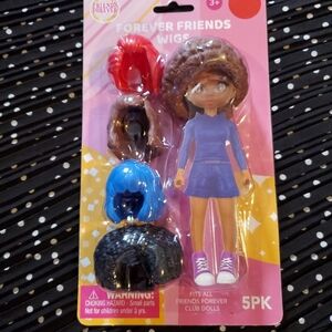 Forever Friends Wigs  Set Of 5ct